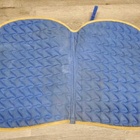 Quilt Jumper Pad, 1x piping *gc, mnr hair, dirt, pills, tear, stains, rubs
