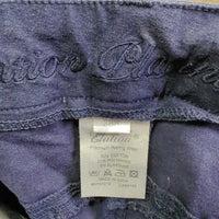 Euro Seat Breeches *gc, clean, v.faded, seam puckers, rubs, pills, stains

