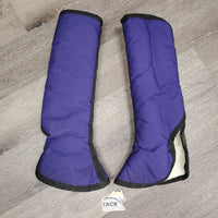 Front & Hind Shipping Boots, Fleece Lined *xc, hairy velcro, clean, mnr hairy, older
