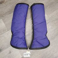 Front & Hind Shipping Boots, Fleece Lined *xc, hairy velcro, clean, mnr hairy, older
