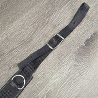 Nylon Web & Neoprene Western Breastcollar *gc, clean, stains, faded, rust, older, mnr hairy seams
