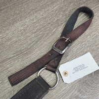 Nylon Web & Neoprene Western Breastcollar *gc, clean, stains, faded, rust, older, mnr hairy seams
