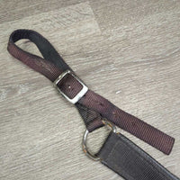 Nylon Web & Neoprene Western Breastcollar *gc, clean, stains, faded, rust, older, mnr hairy seams

