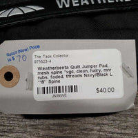 Quilt Jumper Pad, mesh spine *vgc, clean, hairy, mnr rubs, faded, threads
