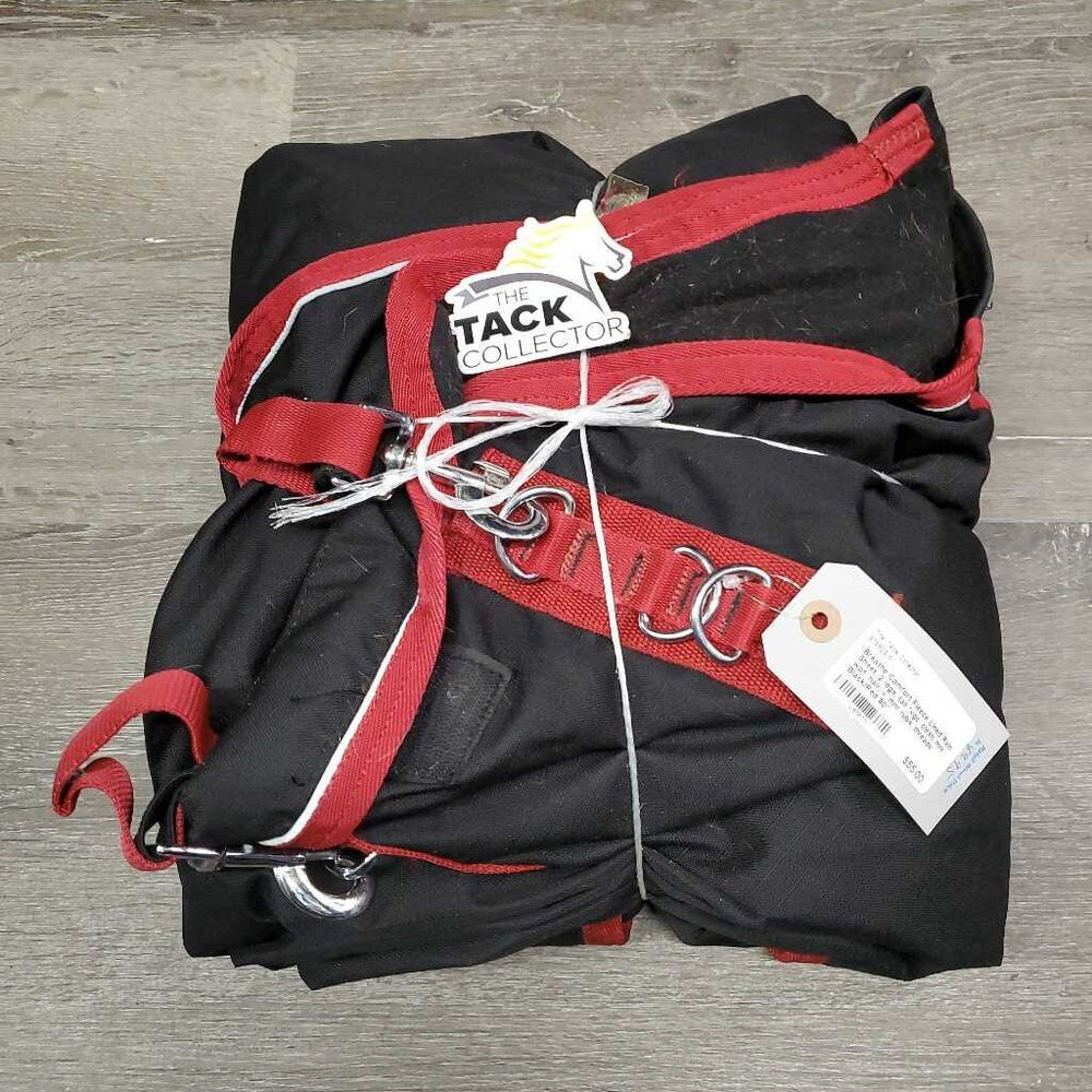 Fleece Lined Rain Sheet, 2 legs, tail *vgc, clean, mnr wpf, hair, v. mnr rubs, threads