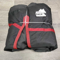 Fleece Lined Rain Sheet, 2 legs, tail *vgc, clean, mnr wpf, hair, v. mnr rubs, threads