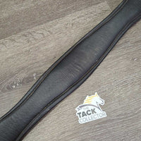 Padded Leather Girth, Els *gc, mnr dirt, scratches & dirty, older, hairy seams, mnr undone seam
