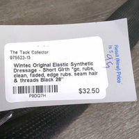 Original Elastic Synthetic Dressage - Short Girth *gc, rubs, clean, faded, edge rubs. seam hair & threads
