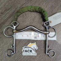 LS Gaited Med Port Bit, curb chain *gc, chews, grass, residue, dirt, gunk, scratches, vetwrap

