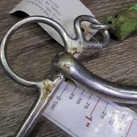 LS Gaited Med Port Bit, curb chain *gc, chews, grass, residue, dirt, gunk, scratches, vetwrap
