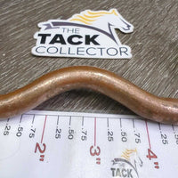 Low Port Copper Western Curb Bit *gc, dirty, residue, scratches, scrapes, older
