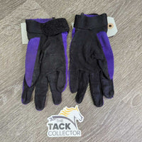 Cloth Gloves *gc, mnr dirt, stains, rubs, snags & hair, peeled fingers
