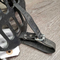 Plastic Grazing Muzzle, 4 Biothane Straps *gc, mnr faded, clean, scratches, residue, chews?scrapes
