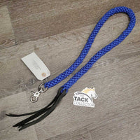 Braided Nylon Rope Strap, Over/Under?, leather tassle end, snap *xc/like new, clean Tassles: faded, not laced
