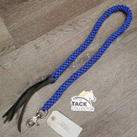 Braided Nylon Rope Strap, Over/Under?, leather tassle end, snap *xc/like new, clean Tassles: faded, not laced
