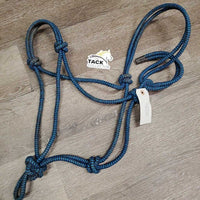 Hvy Stiff Nylon Rope Halter *vgc, mnr dirt, stains, rubs

