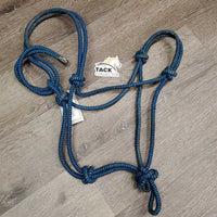 Hvy Stiff Nylon Rope Halter *vgc, mnr dirt, stains, rubs
