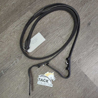 Rubber Web Reins *vgc, mnr dirt, fading?residue, v.scraped buckle end, creases, stiff, twists
