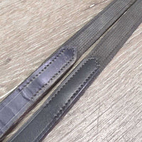 Rubber Web Reins *vgc, mnr dirt, fading?residue, v.scraped buckle end, creases, stiff, twists
