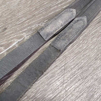 Rubber Web Reins *vgc, mnr dirt, fading?residue, v.scraped buckle end, creases, stiff, twists
