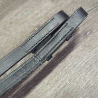 Rubber Web Reins *vgc, mnr dirt, fading?residue, v.scraped buckle end, creases, stiff, twists
