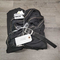 Lt Quilt Stable Blanket, 2 legs *vgc, clean, tear on spine, mnr lining tears, rubs, hair, residue, threads, faded