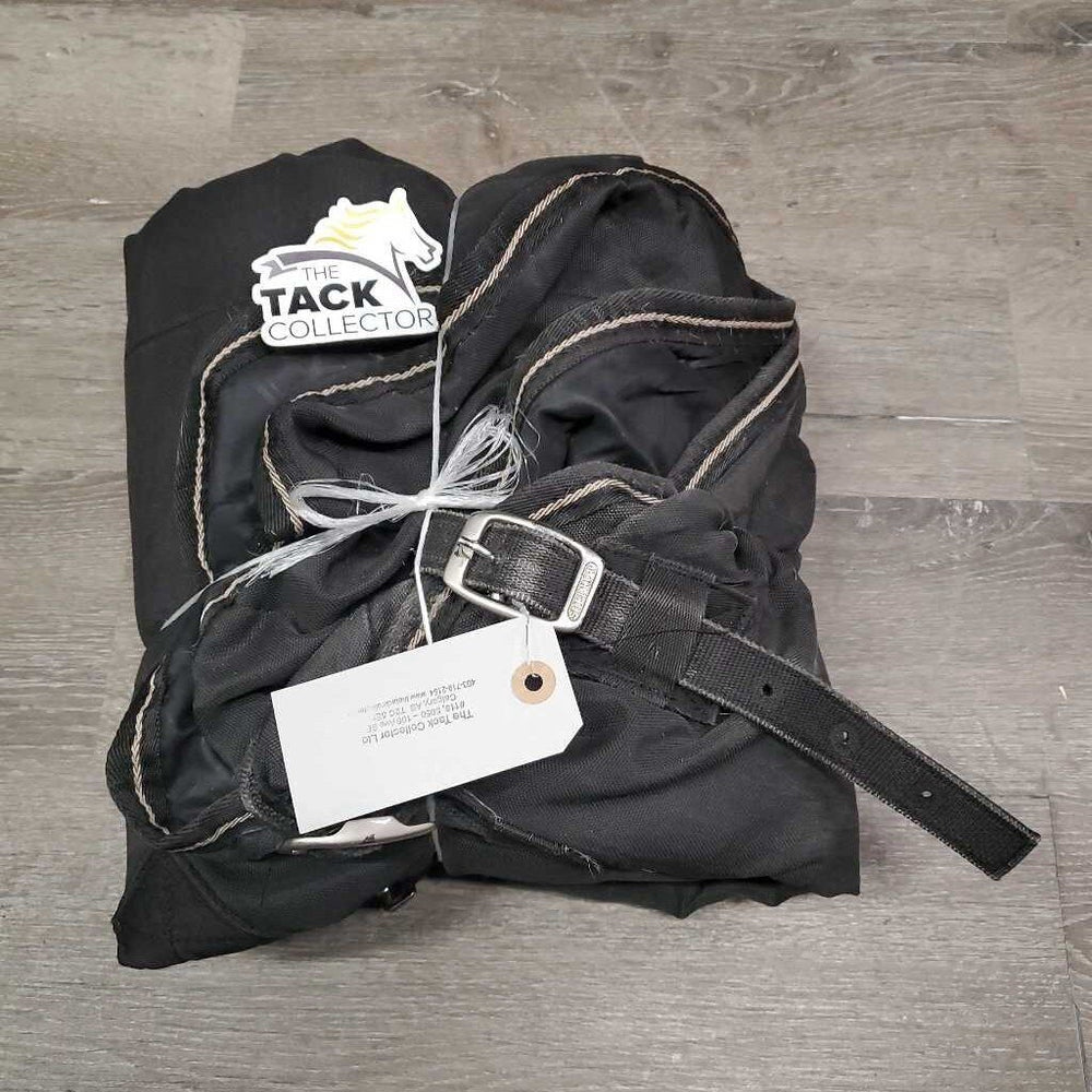 Lt Quilt Stable Blanket, 2 legs *vgc, clean, tear on spine, mnr lining tears, rubs, hair, residue, threads, faded