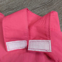 Light 100% Cotton Show Shirt Dickie, velcro collar *vgc, seam puckers, crinkles, older
