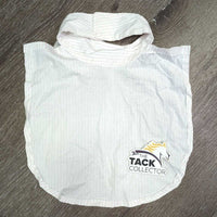 Light 100% Cotton Show Shirt Dickie, velcro collar *vgc, seam puckers, crinkles, older
