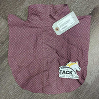Show Shirt Dickie, velcro collar *gc, puckers, faded, older, loose edge threads
