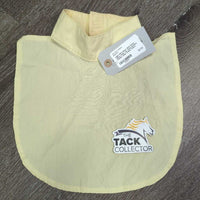 Light 100% Show Shirt Dickie, velcro collar *gc, seam puckers, crinkles, older, stains
