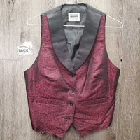 Wst Showmanship Vest, Buttons *vgc, mnr hairy & dirt
