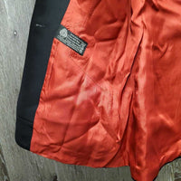 Hvy Dressage Show Jacket *gc, older, lining holes & repairs
