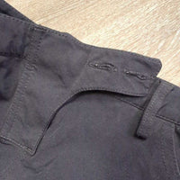 Euro Seat Breeches *gc/fair, seam puckers, faded, shrunk?, NO Buttons, peeling knees
