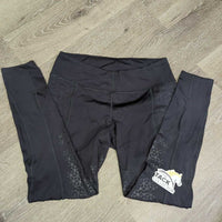 Euro Seat Riding Tight Breeches, Pull On *gc, seam rubs & frays, rubs, pils, faded, hairy, threads, linty
