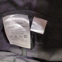 Euro Seat Riding Tight Breeches, Pull On *gc, seam rubs & frays, rubs, pils, faded, hairy, threads, linty
