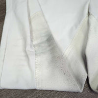 Hvy Full Seat Breeches *gc, pilly, puckers, older, rubs, hairy velcro, stains
