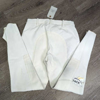 Hvy Full Seat Breeches *gc, pilly, puckers, older, rubs, hairy velcro, stains
