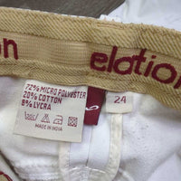 Hvy Full Seat Breeches *gc, pilly, puckers, older, rubs, hairy velcro, stains
