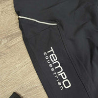 High Waist Euro Seat Breeches, Pull on *gc, mnr faded, peeling stickes & seam puckers, dirt?stain, older
