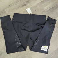 High Waist Euro Seat Breeches, Pull on *gc, mnr faded, peeling stickes & seam puckers, dirt?stain, older

