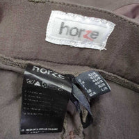 Full Seat Breeches *gc, faded, seam puckers, rubs, pills, older, stretched seat, mnr undone seam, curled inside waist
