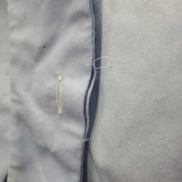 LS Show Shirt, 2x Button Collars *gc, older, seam puckers, stained collar edges
