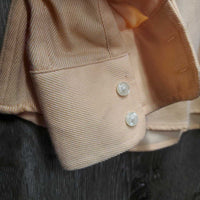 Hvy LS Show Shirt, 2x Button Collars *gc, older, seam puckers, linty
