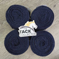 4 Fleece Polos, bag *gc/fair, clumpy, hairy, older, rubs, curled edges
