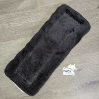 Fleece & Vinyl Surcingle Pad *gc, clean, hairy, dents/hollow edge

