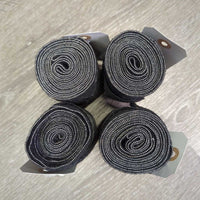 4 Stretchy Exercise Leg Wraps *gc, clean, hairy, rubs, snags, pills
