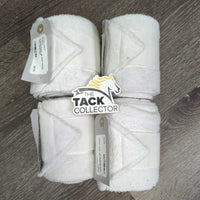 4 Fleece Polos *gc, clean, clumpy, hairy, thin

