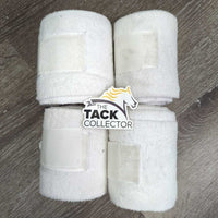 4 Fleece Polos *gc, clean, clumpy, hairy, thin
