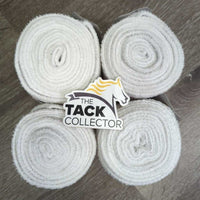 4 Fleece Polos *gc, clean, clumpy, hairy, thin
